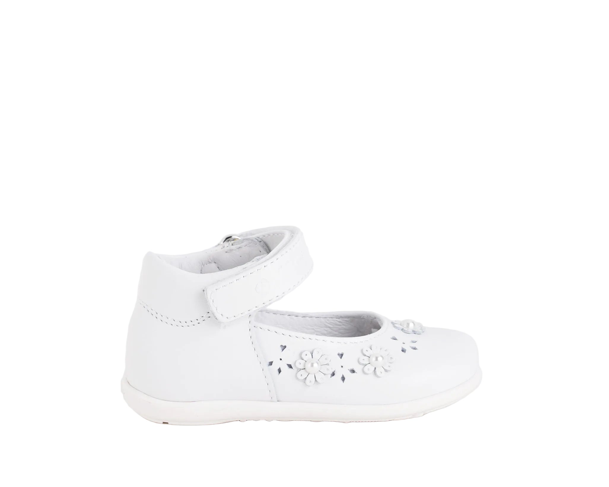 Ballerine con strappo primi passi Balducci CITA7321 Bianco Bambina