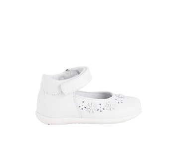 Ballerine con strappo primi passi Balducci CITA7321 Bianco Bambina