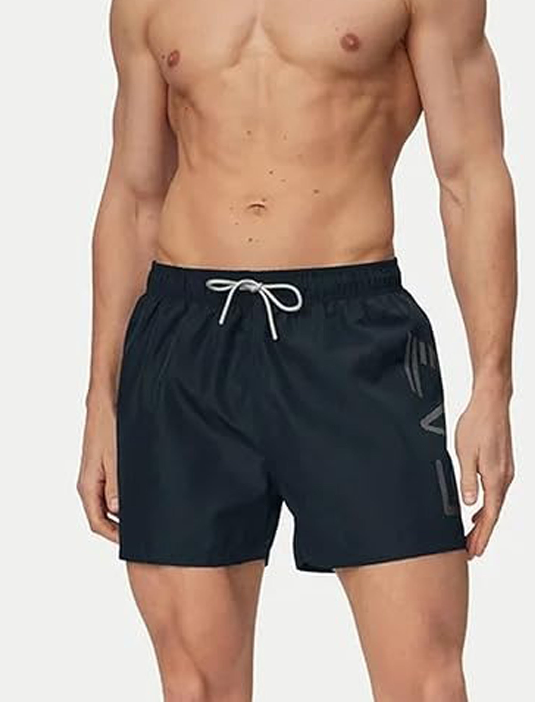 7M002001AF14497 EA7 Costume boxer uomo colore Black Silver
