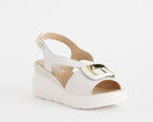 Sandalo con zeppa MELLUSO 019272 Bianco