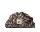Pochette Sécret Pon-Pon Capri Canvas Leopard Donna – tracolla regolabile, chiusura automatica, H.22xL.37xP.11 cm
