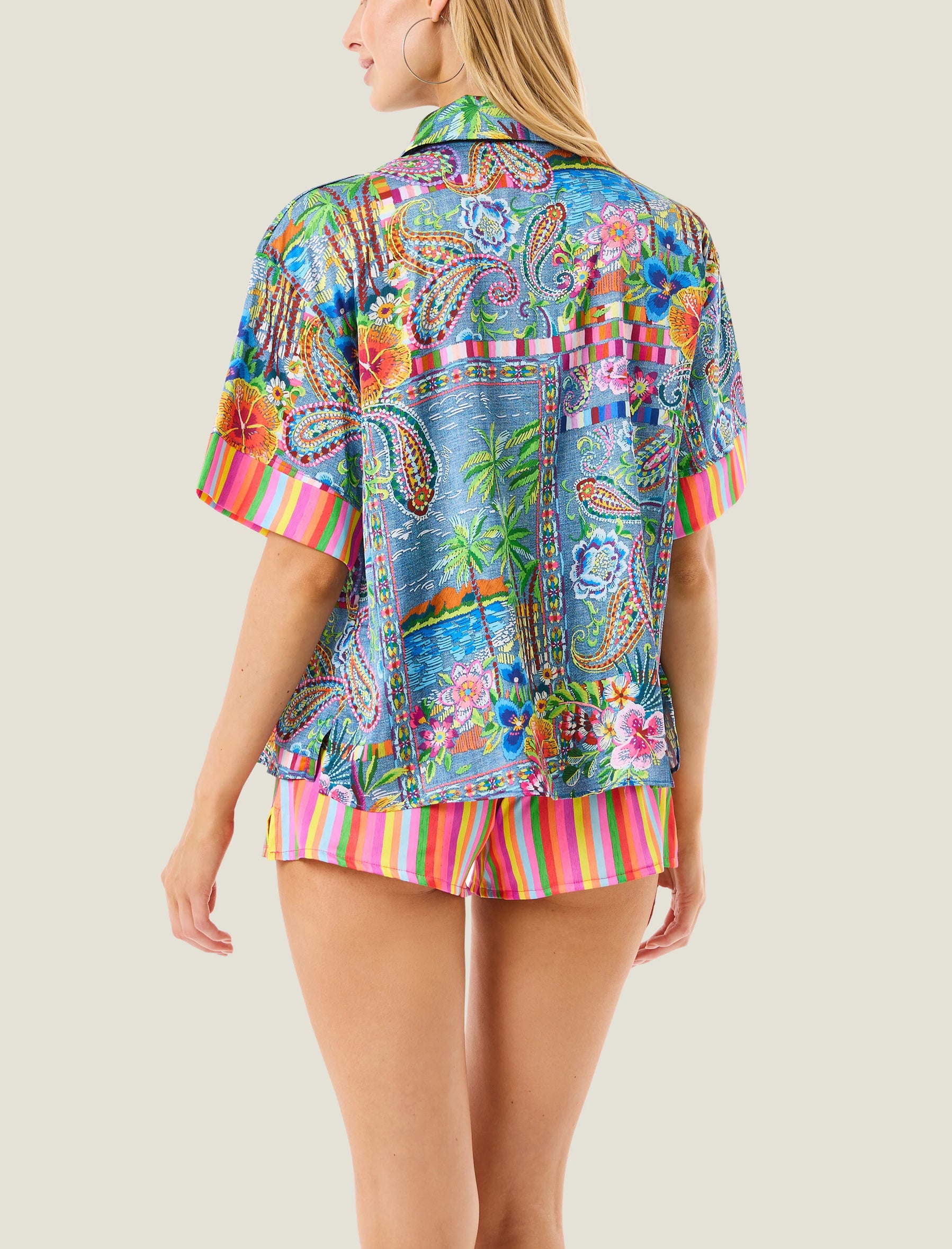 Camicia Denim Mexican 4Giveness 126WRWCM5690 Multicolore 