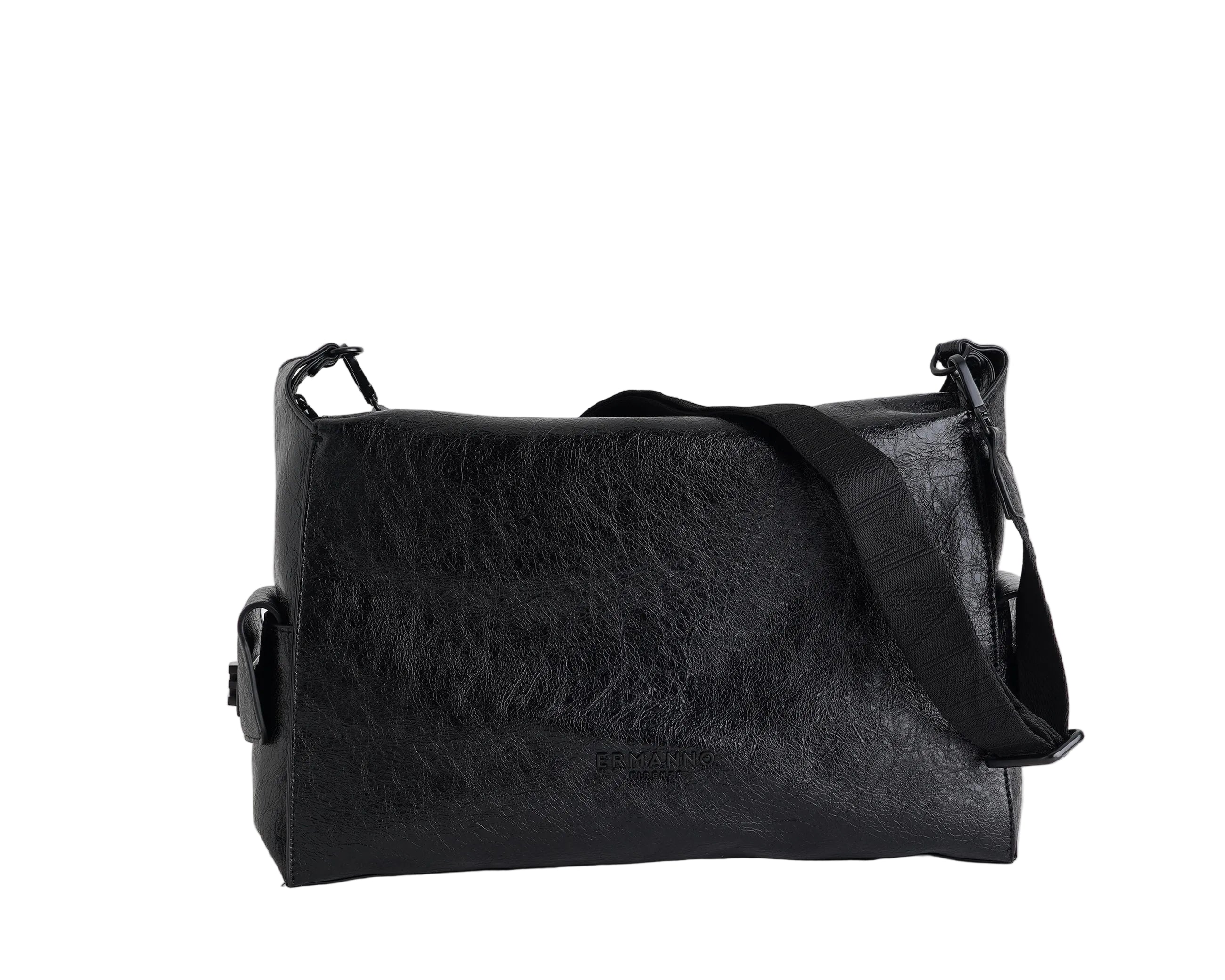 Borsa Hobo Ermanno Firenze Belinda Lux 12402262 Nero Donna