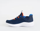 Sneakers Slip-ins Skechers Bounder Brisk-Burst 403822L bambino navy - Scarpe Hands Free Memory Foam taglie 27-38