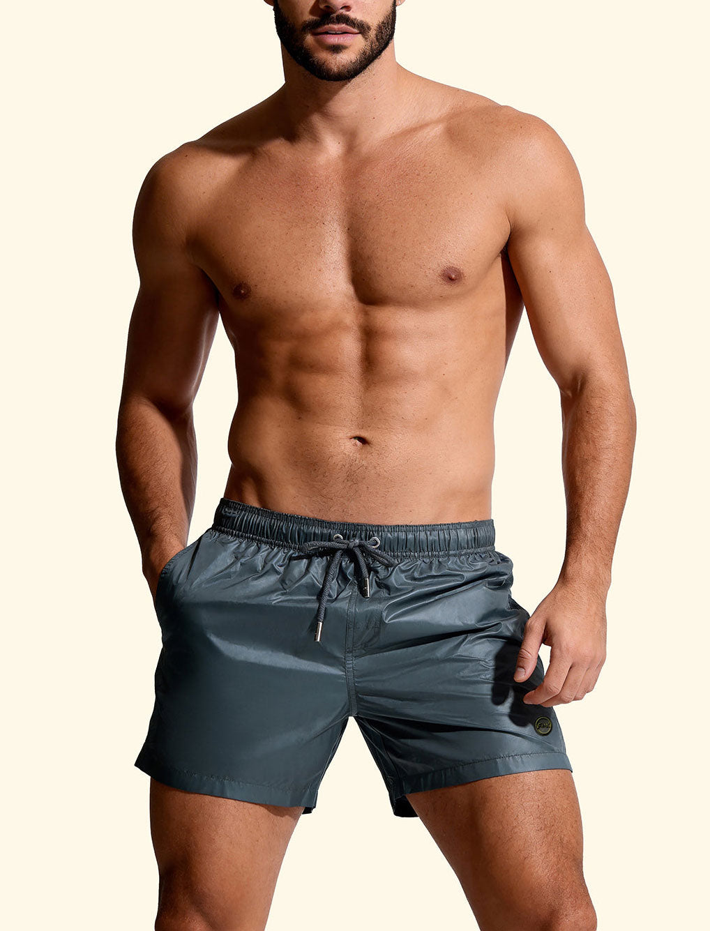 Pantaloncini da bagno F*k FK26-SM5002GR Grigio Uomo