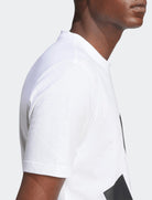 Adidas Essentials Big Logo T-Shirt White JE8943 – T-shirt uomo 100% cotone jersey girocollo