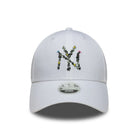 Cappello New Era 9FORTY New York Yankees MLB Floral Infill 60667481 donna colore bianco White (100)