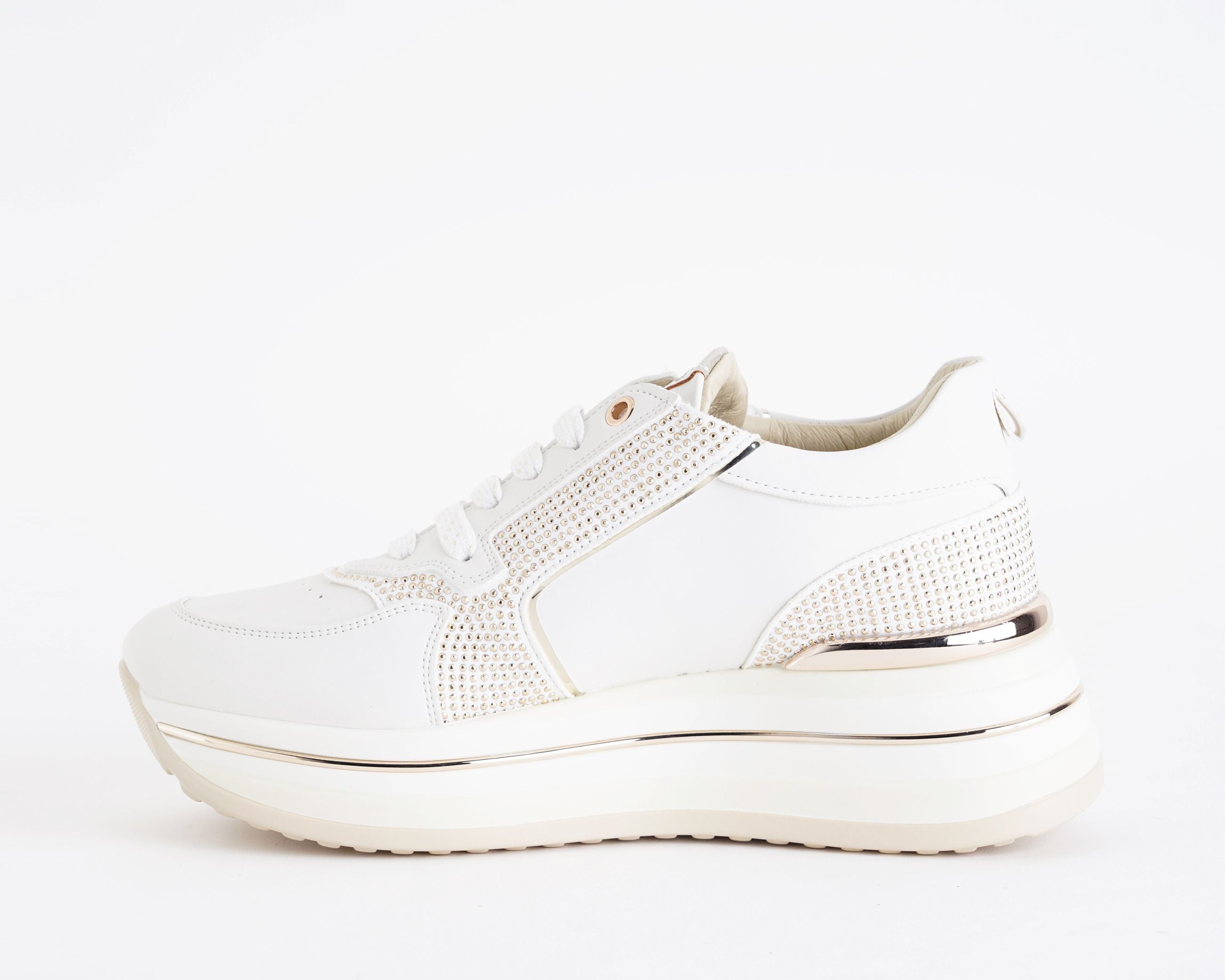 Sneakers Keys K-11820 Offwhite/Gold