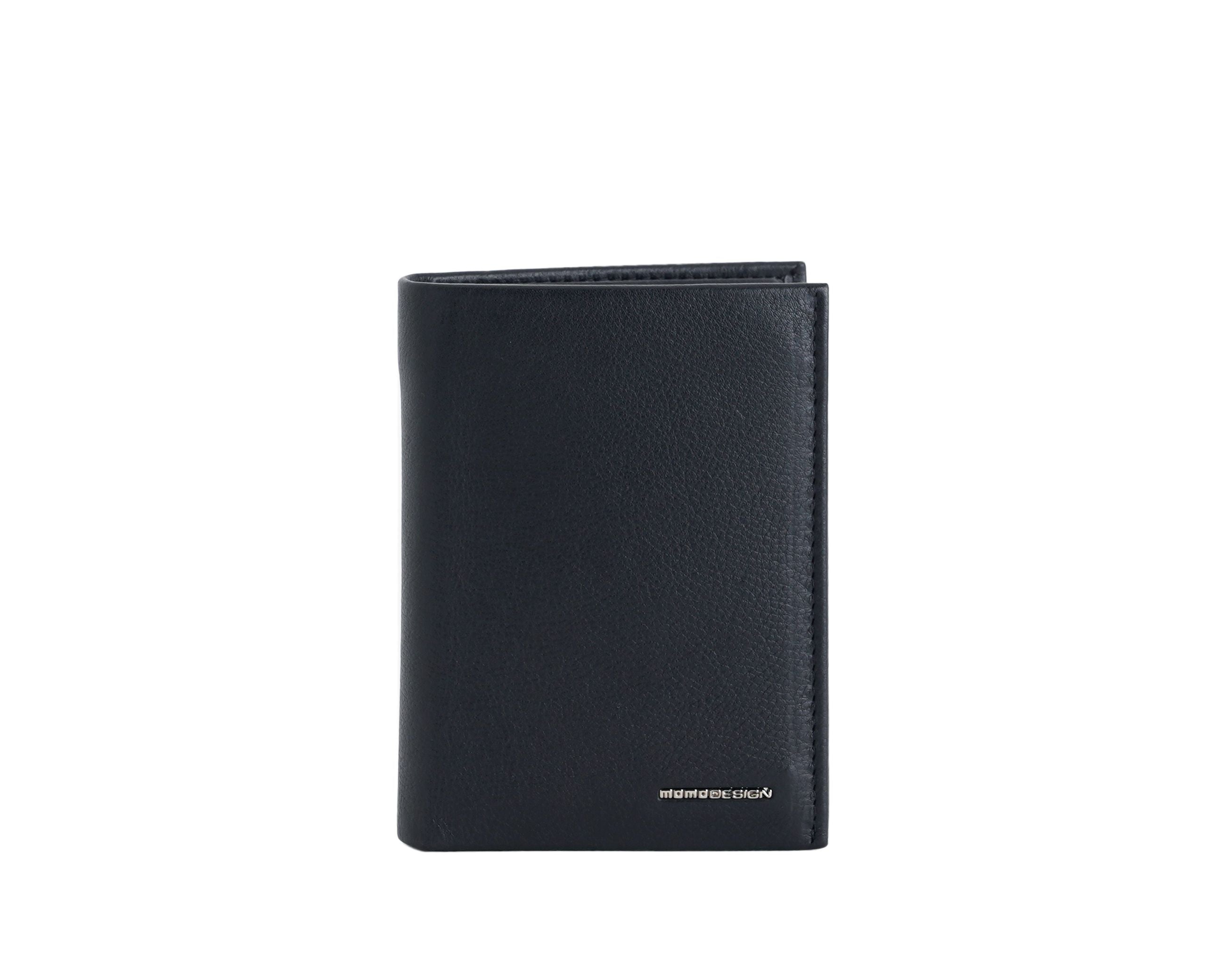 Portafoglio in pelle Momodesign MO-30DM Nero Uomo