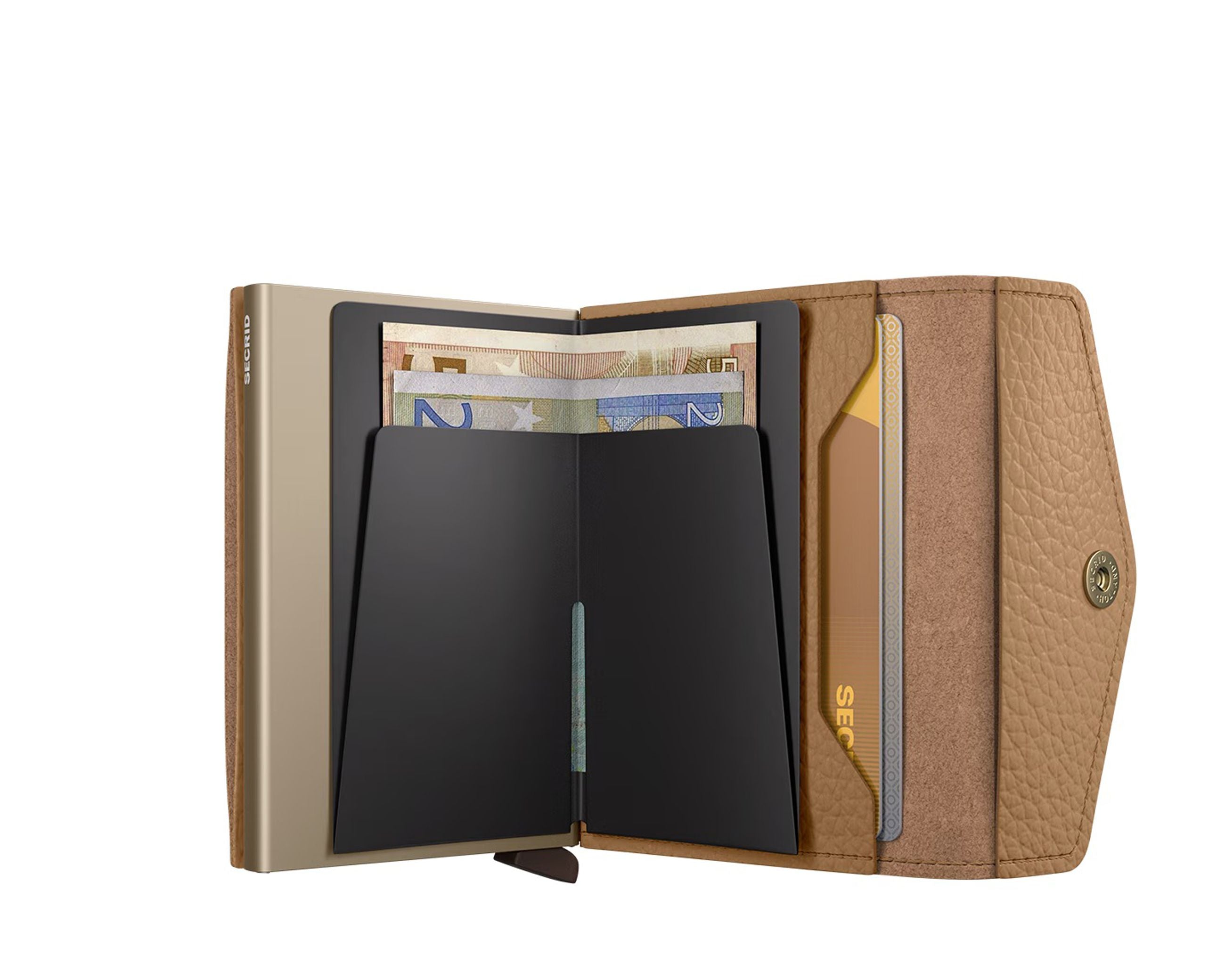 Portafoglio Secrid CFM-Sand colore Sand – porta carte sottile con MagSafe