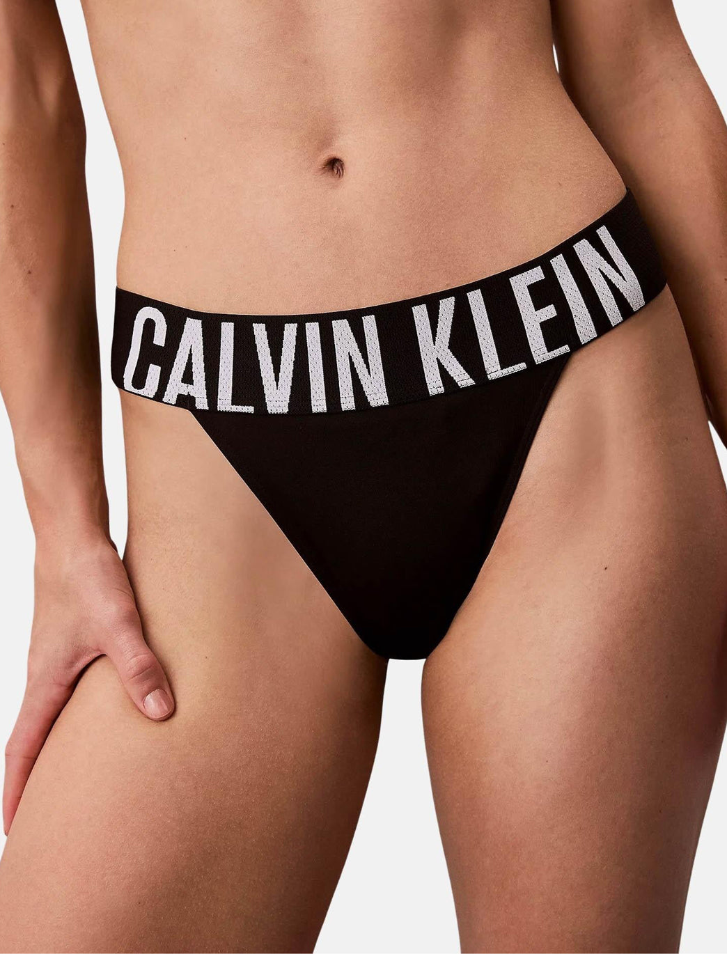 Perizoma con logo CALVIN KLEIN LV00QF8597 Nero Donna