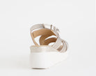 Sandalo con zeppa MELLUSO 019278 Platino