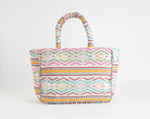 Borsa a spalla Marc Ellis Buby M Indy 26 Variant 08 – vista posteriore, retro in cotone intrecciato con patch logata
