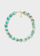 Collana Nalì Cri in resina EMCL1225 Turchese