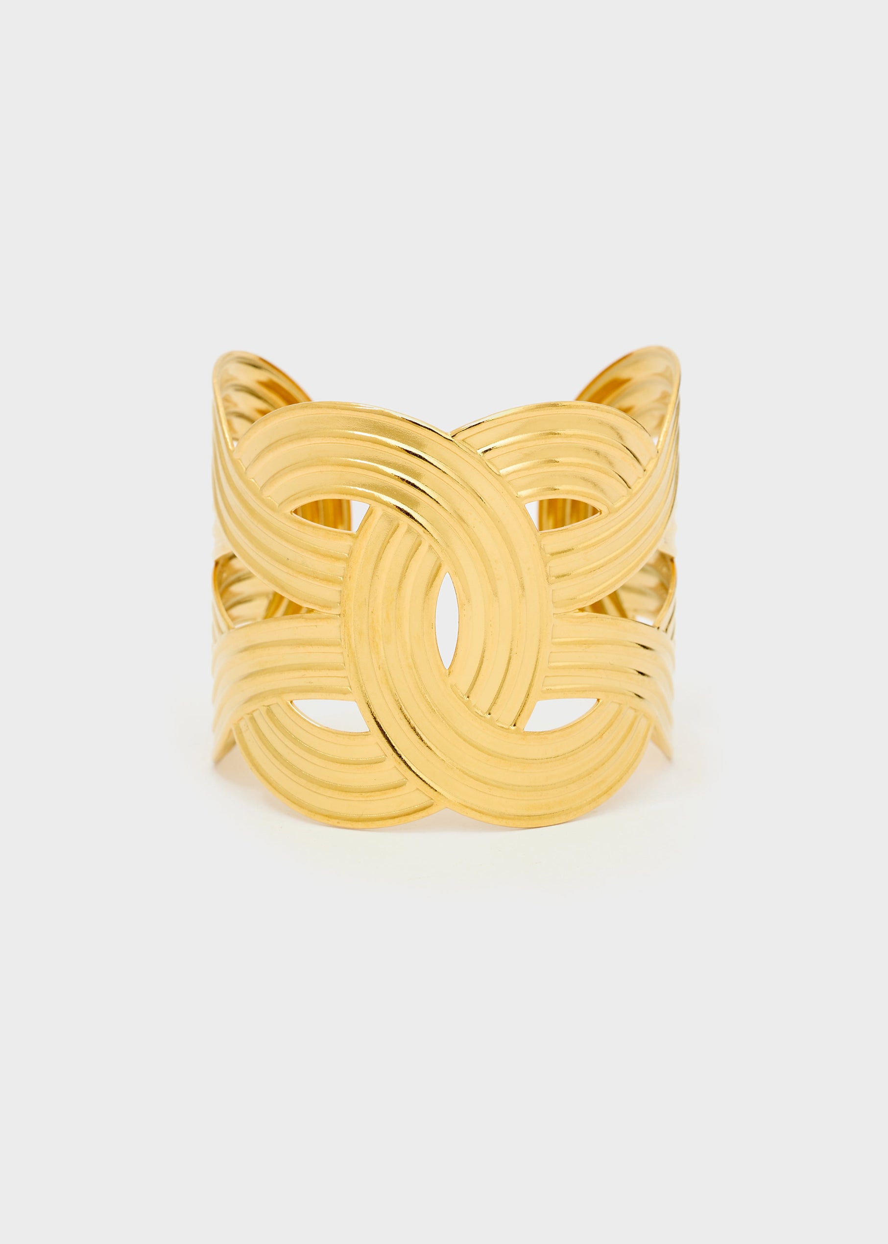 Bracciale Over Regolabile Lavorato Nali' YABR0005 Oro Donna
