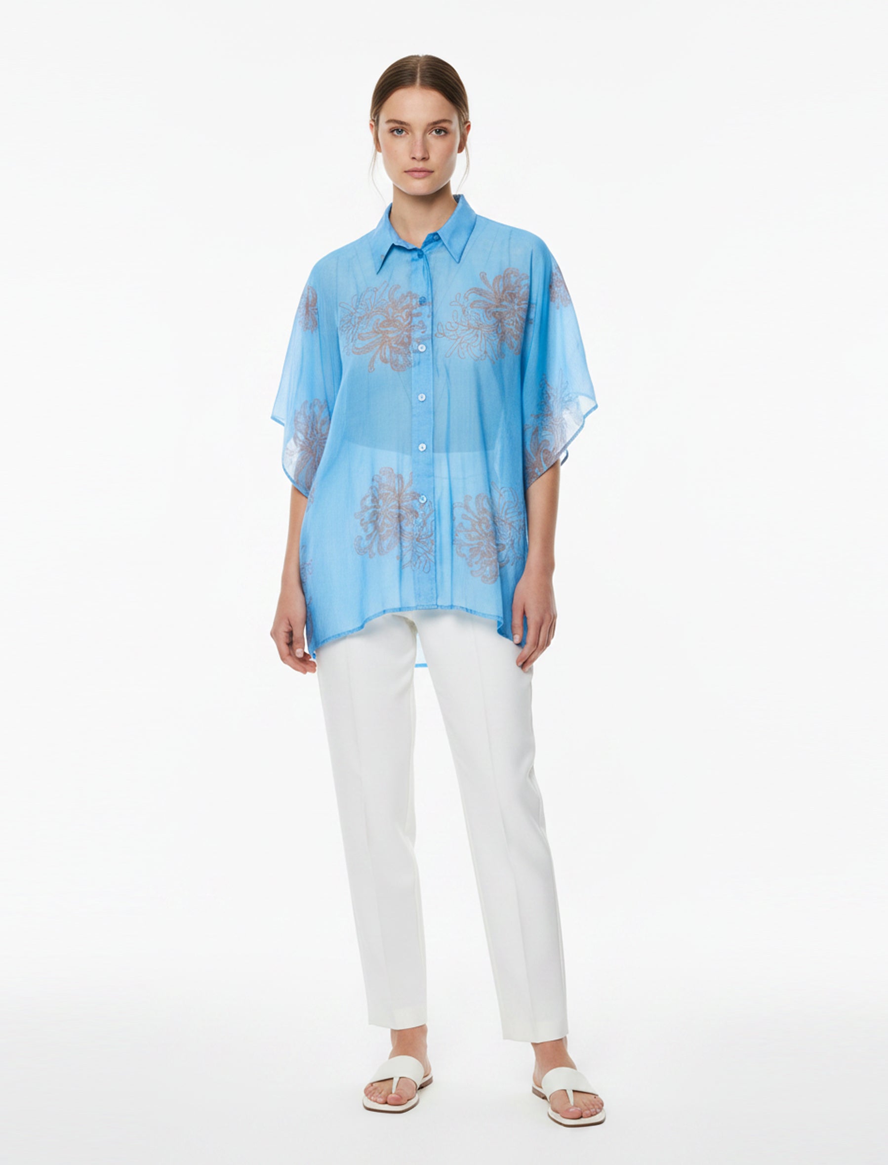 Camicia Anonyme Miami A16SB041 Sky D