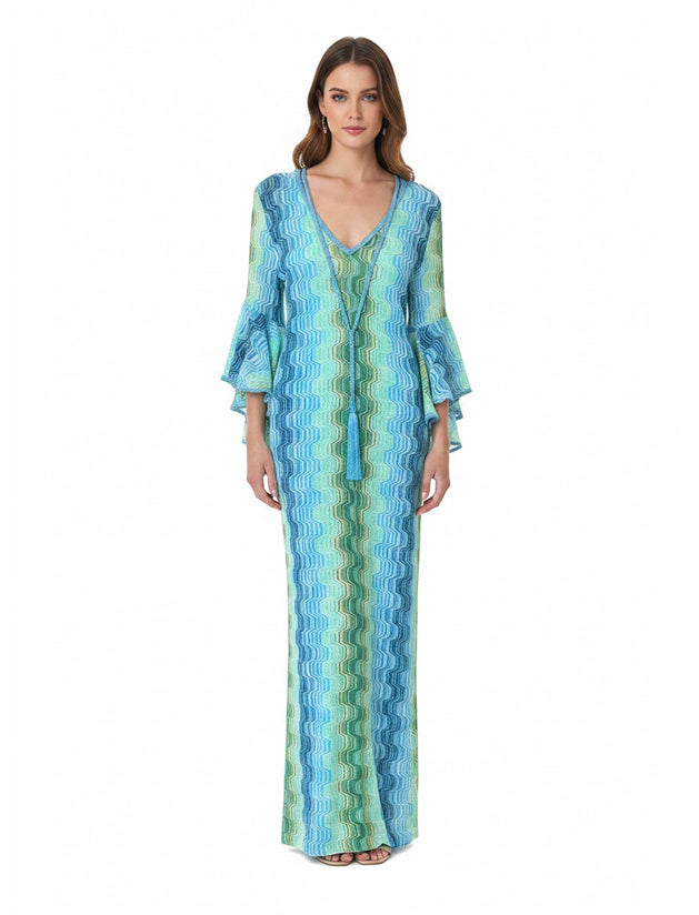 Abito lungo Pho Rachel 4323087 Sky Green