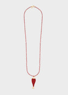 Collana lunga Nalì Partenope KACL0022 Oro/Rosso