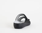Ciabatta a due fasce Melluso Q60238Q Nero Donna