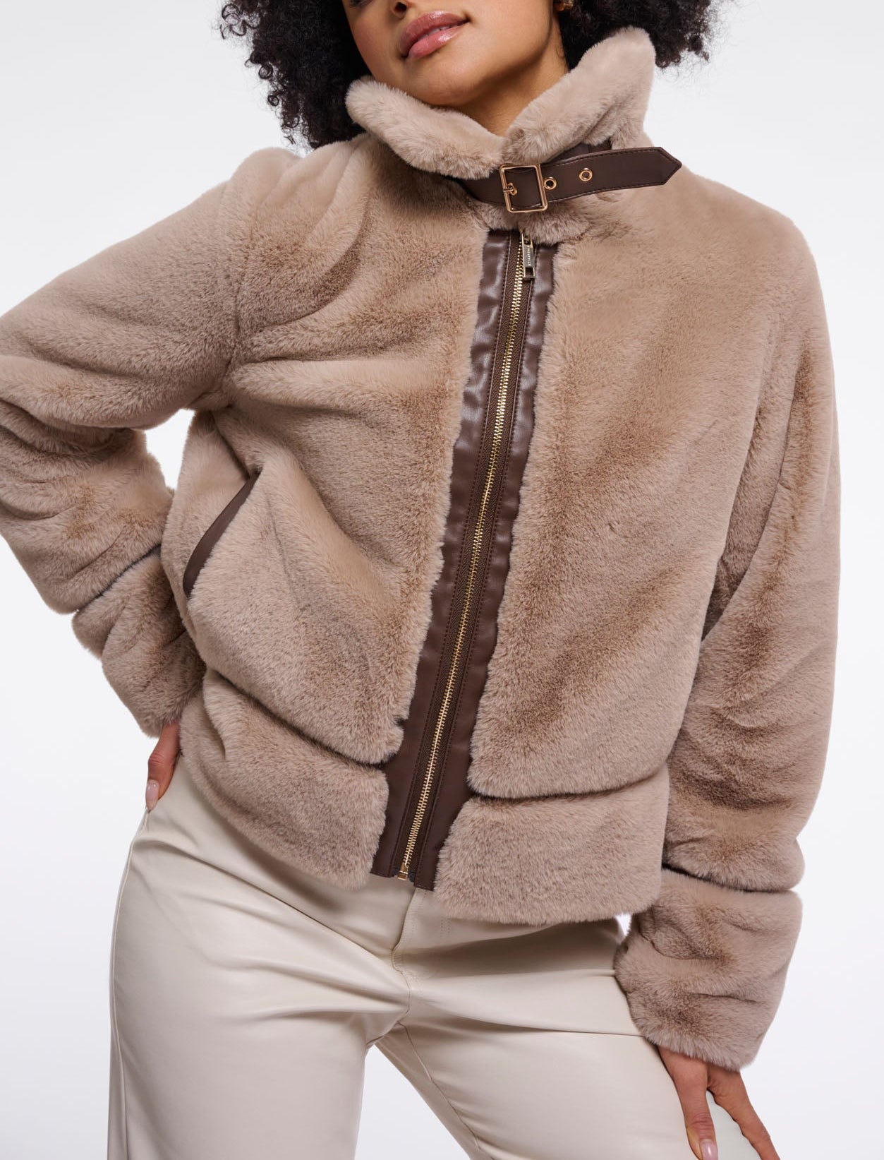 Giacca corta Rino&Pelle Lambra.7002612 Oat Donna