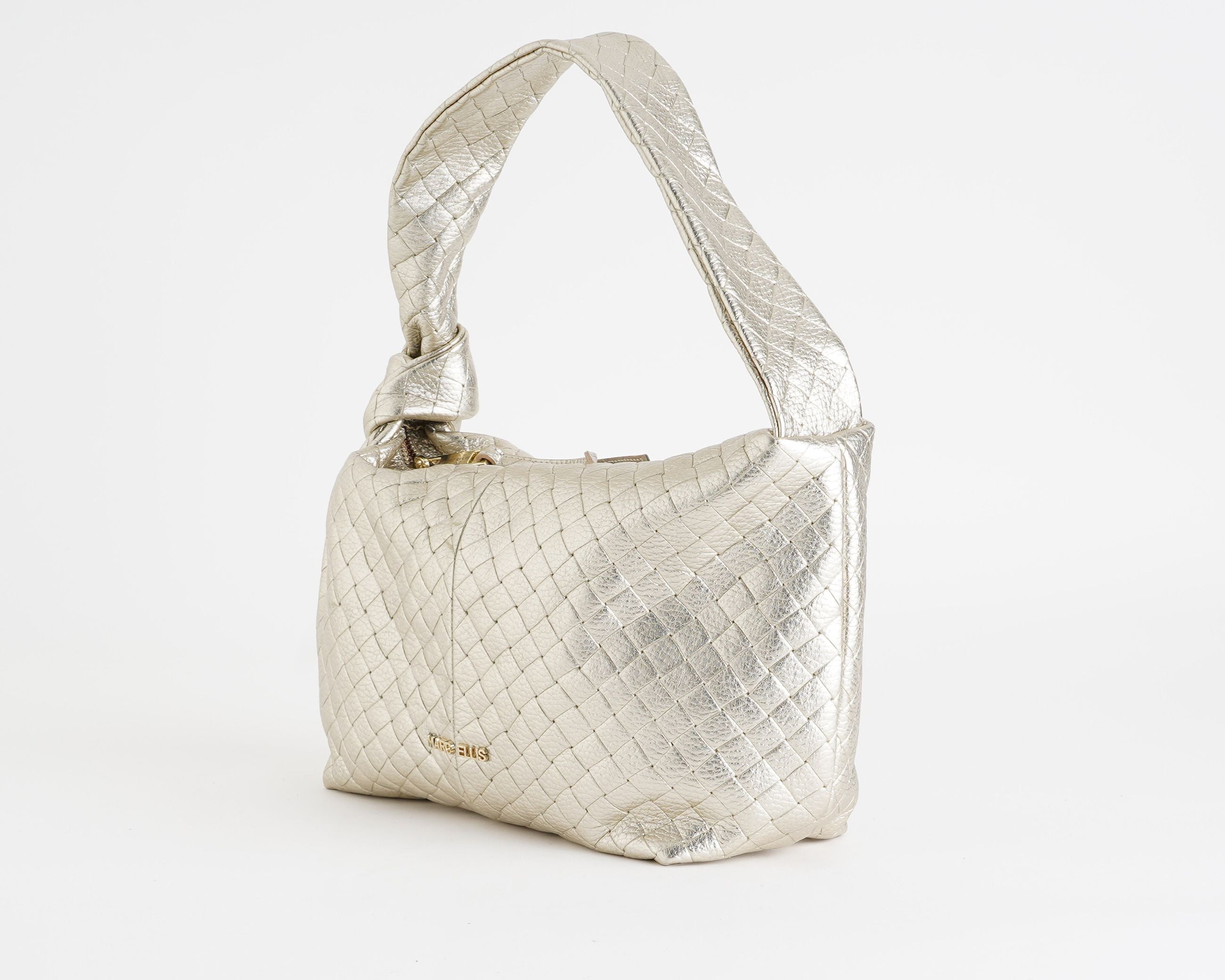 Borsa a spalla Marc Ellis Elysia S Plot Platino