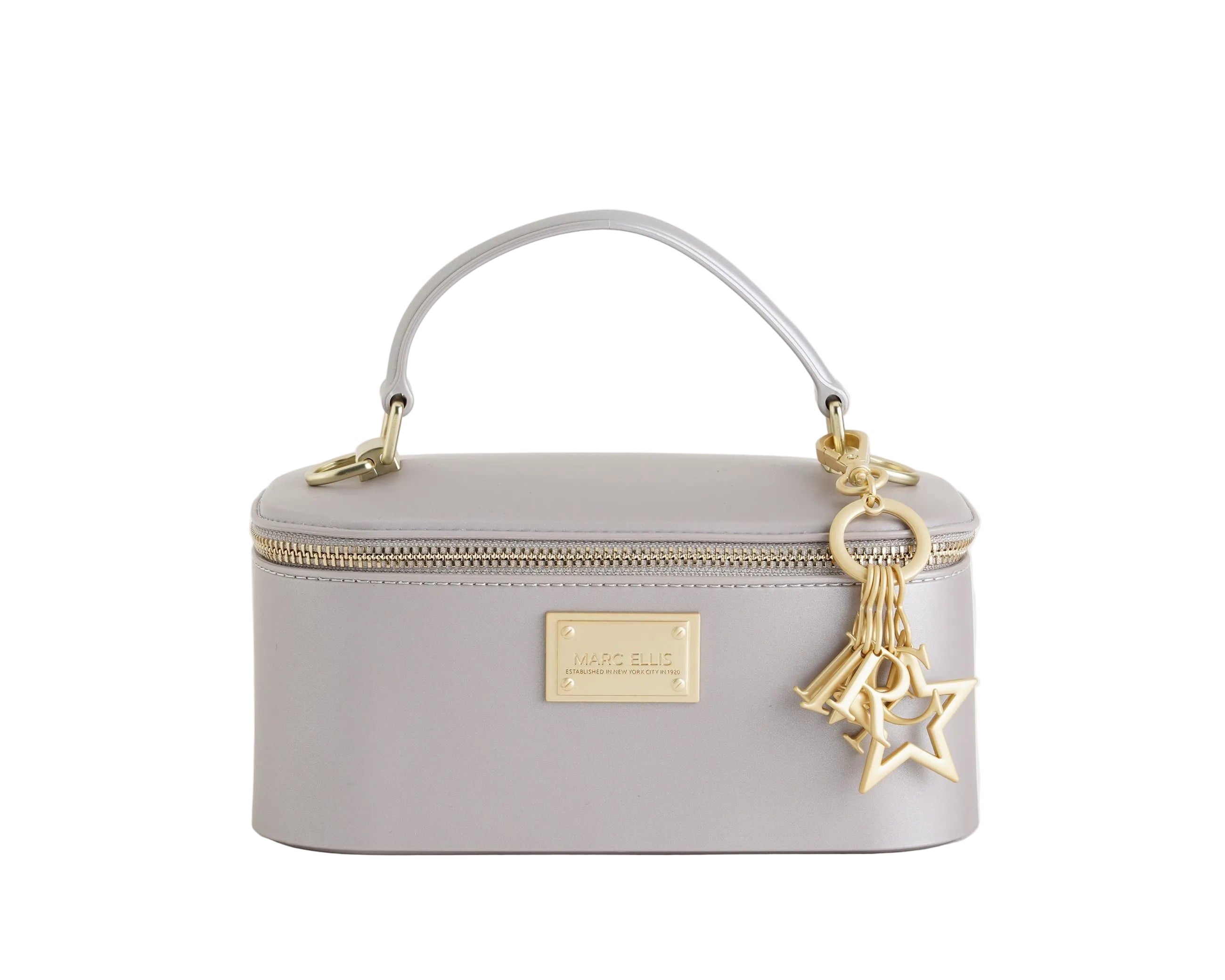 Borsa a mano Marc Ellis Flat Drop Dark Taupe/Matt Gold Donna