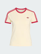 T-Shirt Adidas 3 Strisce Slim KS4780 Warm Vanilla / Team Victory Red