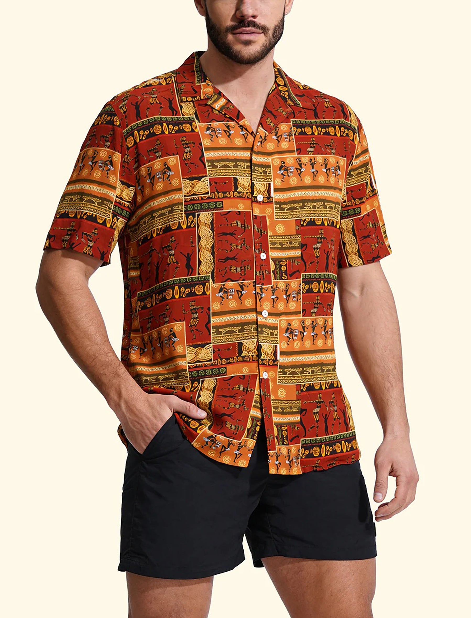 F**K FK26-SM6650X01 Camicia fantasia Fantasia Uomo