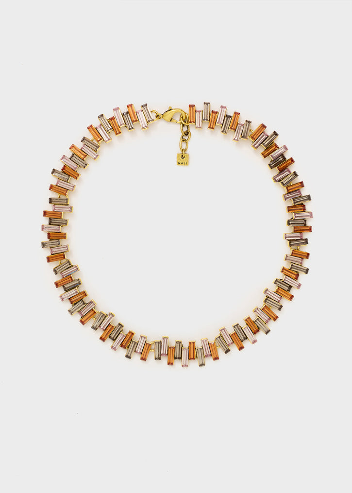 Collana Nora girocollo con pietre NALI' EMCL1037 Oro Donna