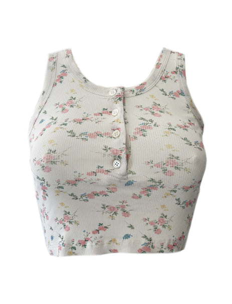 Canotta cropped Vicolo UAB0185 Rosa