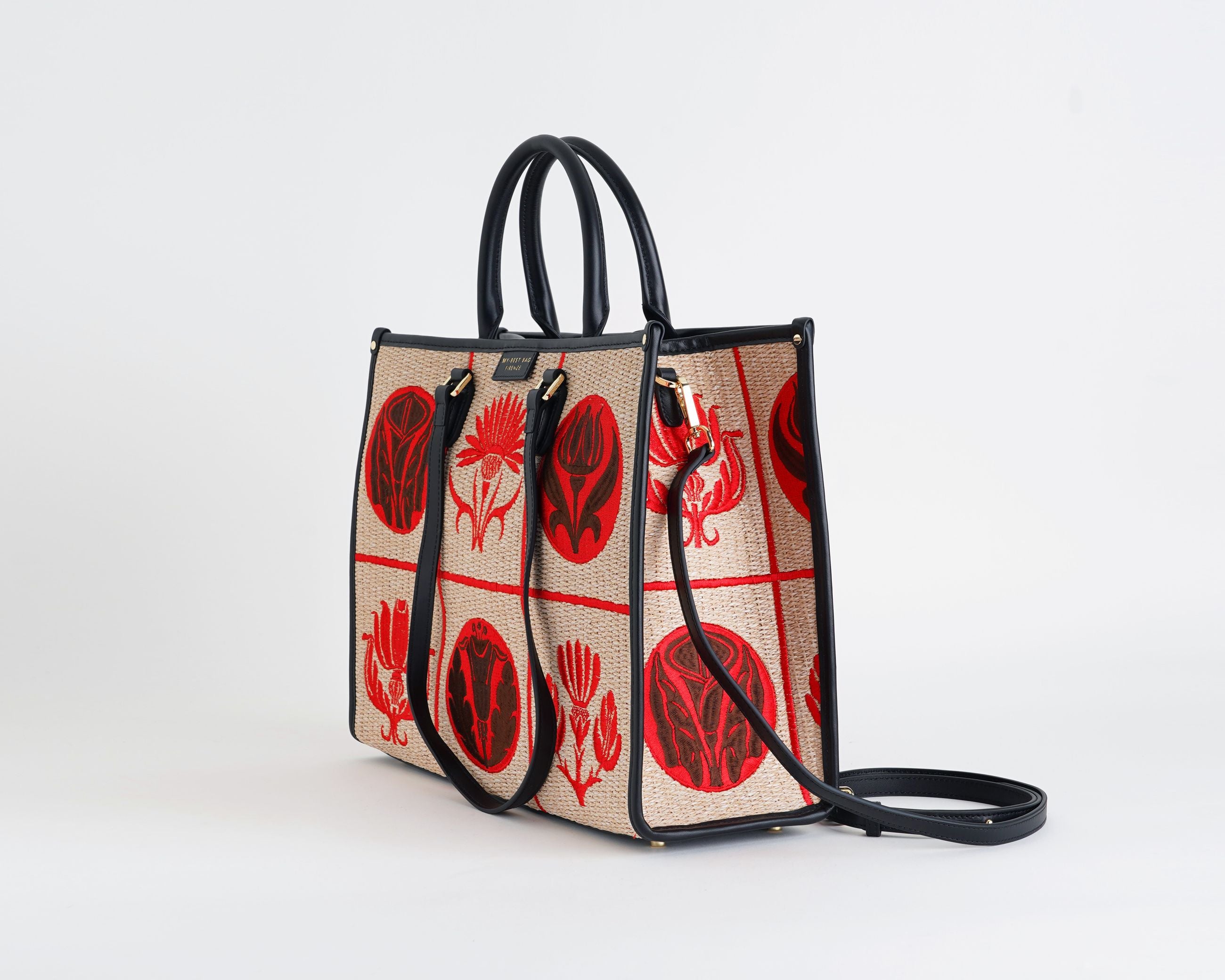 Borsa a mano My Best Bag Atena Liberty Big S1-MYB-2022 Natural