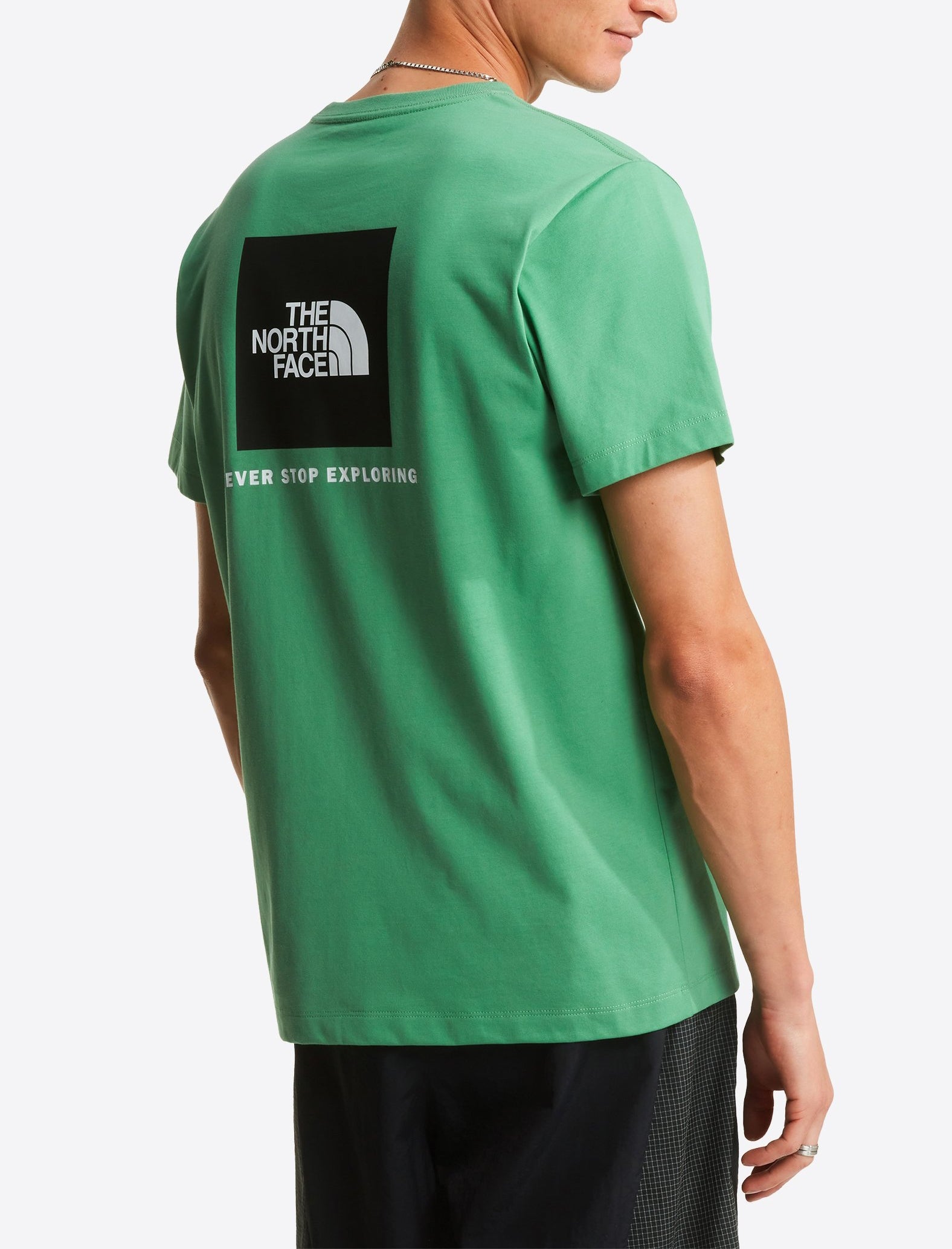 THE NORTH FACE NF0A8B6KG571 T-Shirt Evolution NSE Box Regular colore Verde (Dimmed Algae)

