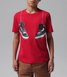 Jordan Hanging AJ3 T-Shirt Gym Red 95F483-R78 – T-shirt bambino unisex grafica Air Jordan 3