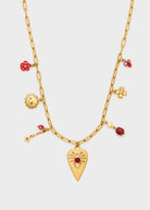 Collana Nali' Multicharms acc.inos LNCL0191 Oro