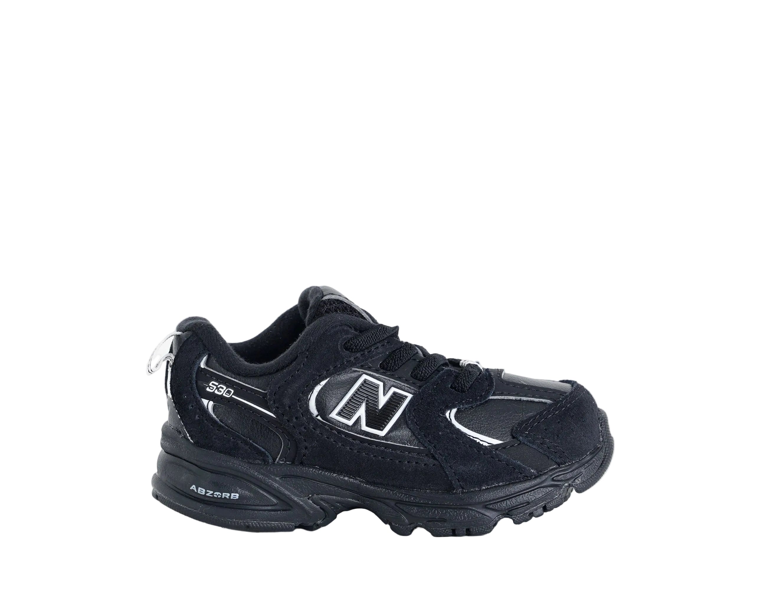 Sneakers New Balance 530 Bungee Lace I5306JR Black/White Unisex bambino