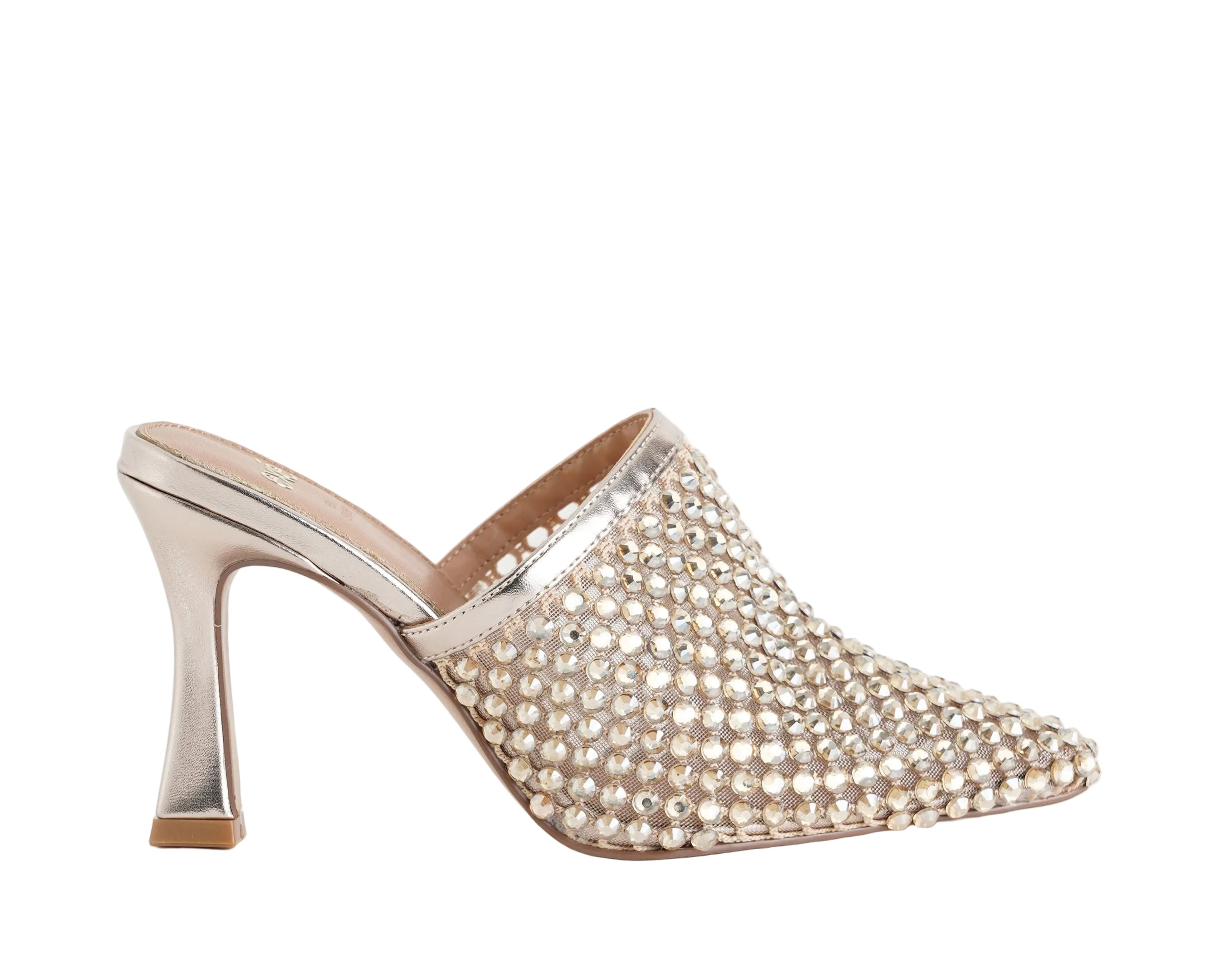 EXE LAMINA-285 Light Gold Strass