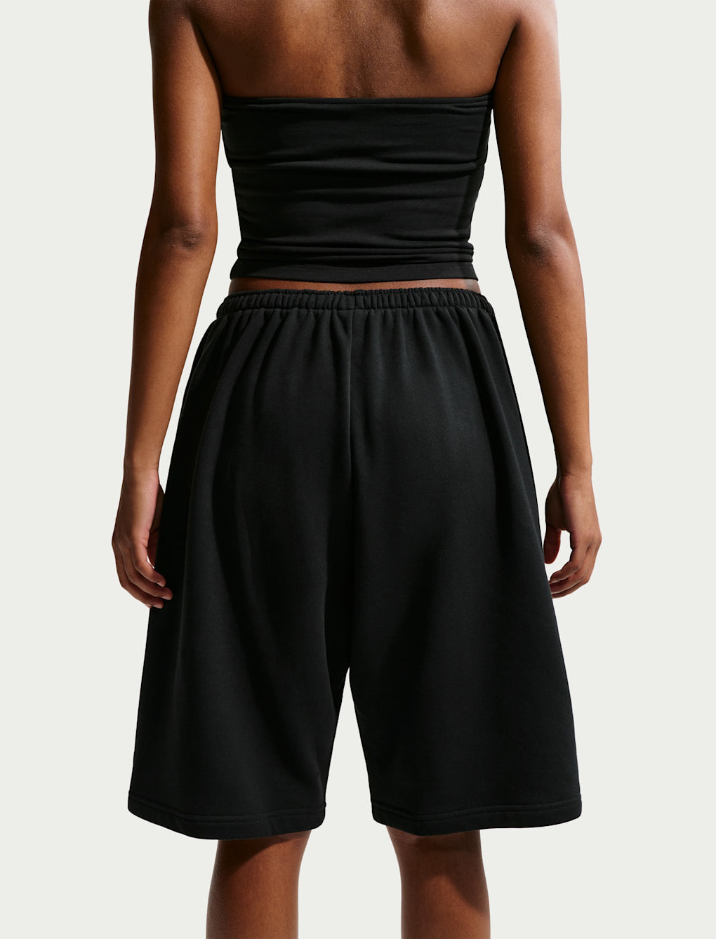 Bermuda oversize Nike Sportswear IR1646-010 donna colore Black/(Sail)