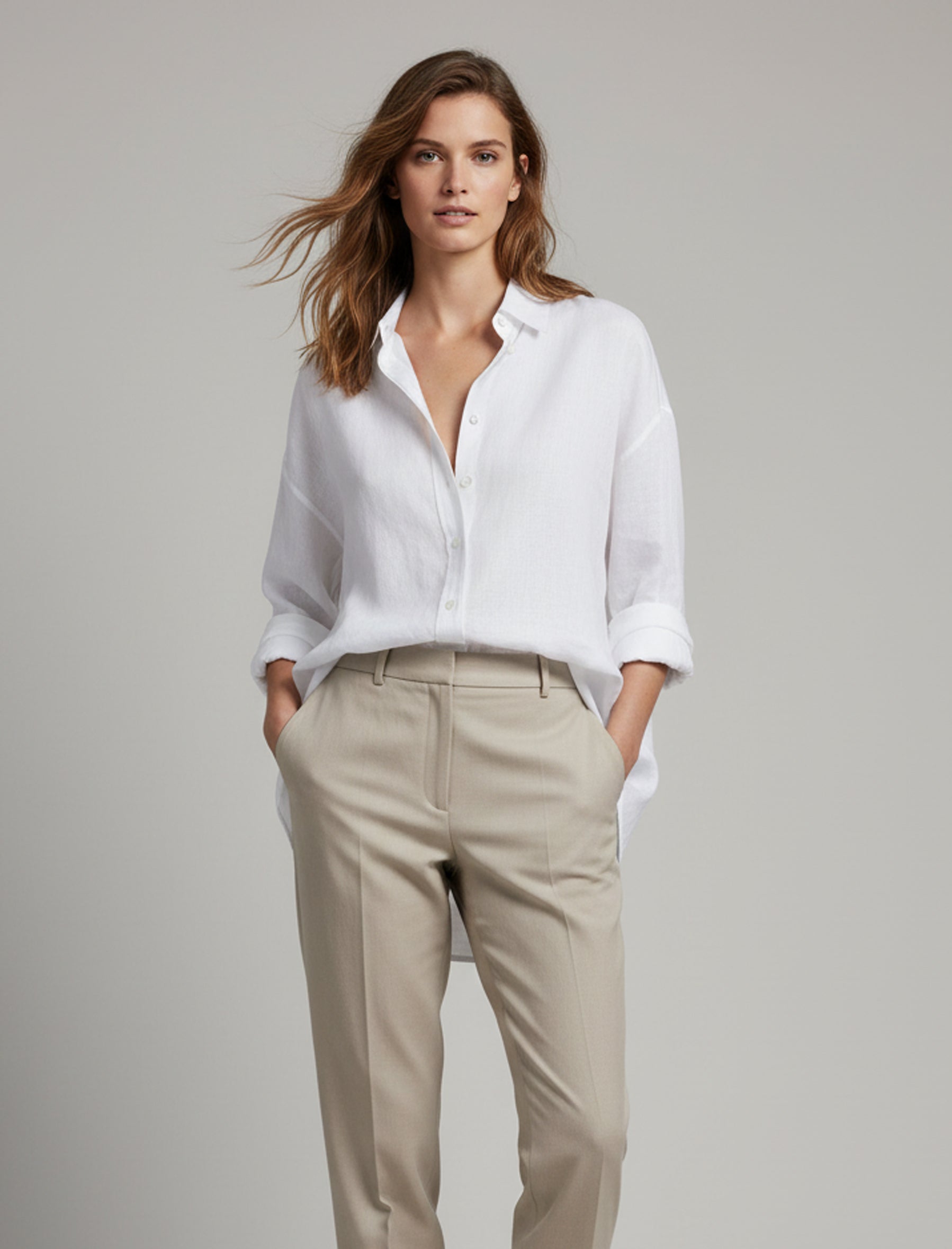 Camicia Anonyme Tencel Summer Shirt P26SB238 White