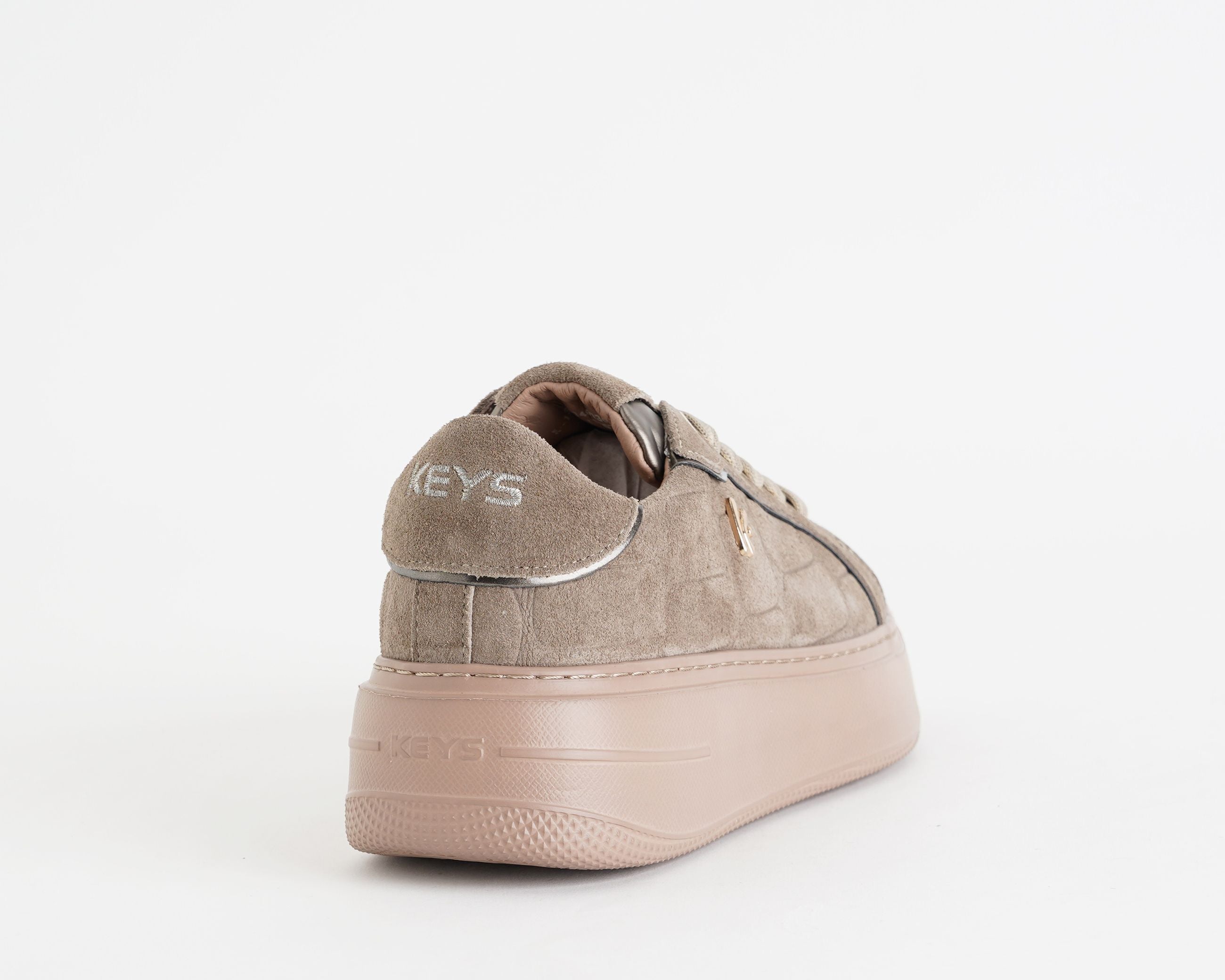 Sneakers con zeppa Keys K-13047 Taupe