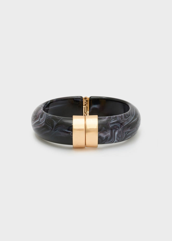 Bracciale Nalì Mochi in resina EMBR0460 Nero Donna