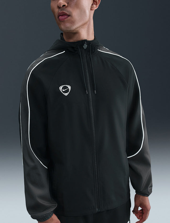 Giacca da calcio in tessuto Repel Nike HV3581-010 Black/Anthracite/White/(White) Uomo