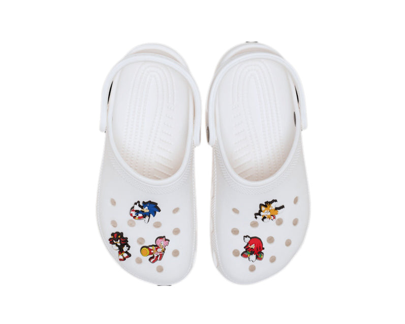 Jibbitz Crocs Sonic the Hedgehog set da 5 pezzi multicolore - Accessori scarpe Crocs unisex