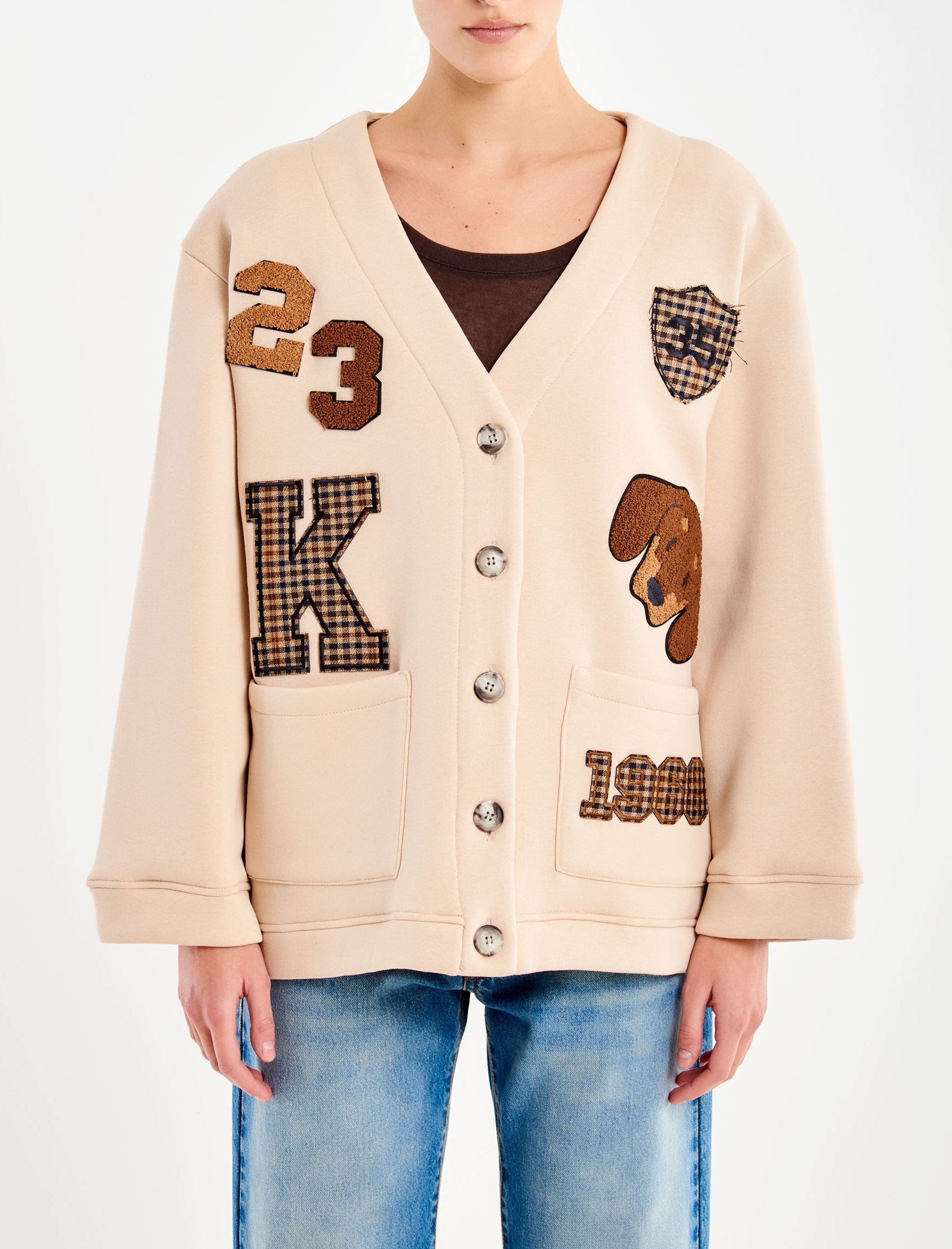 Cardigan in felpa VICOLO RF0493 Donna