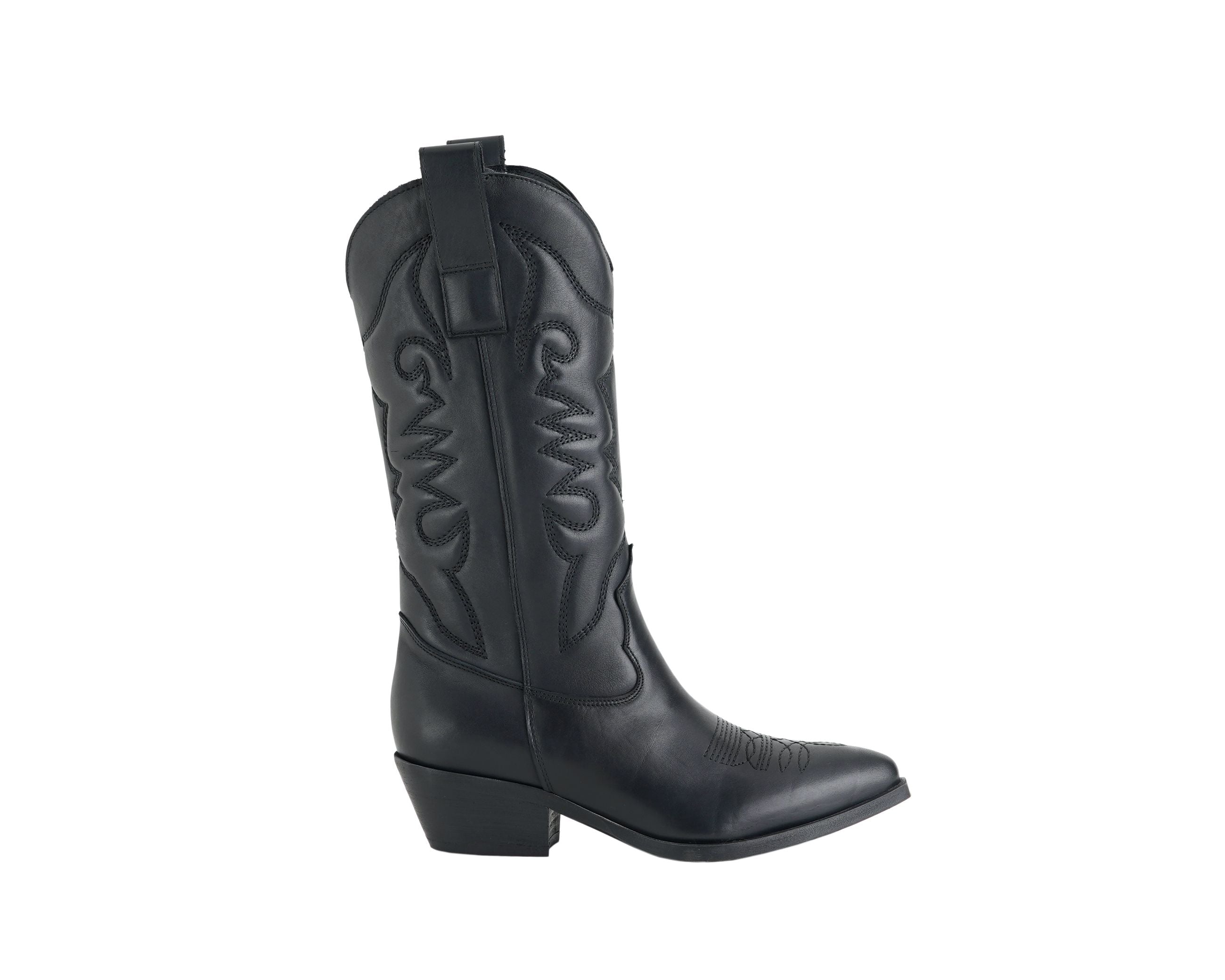 Stivali texani BB GLAMOUR 47723P Nero Donna