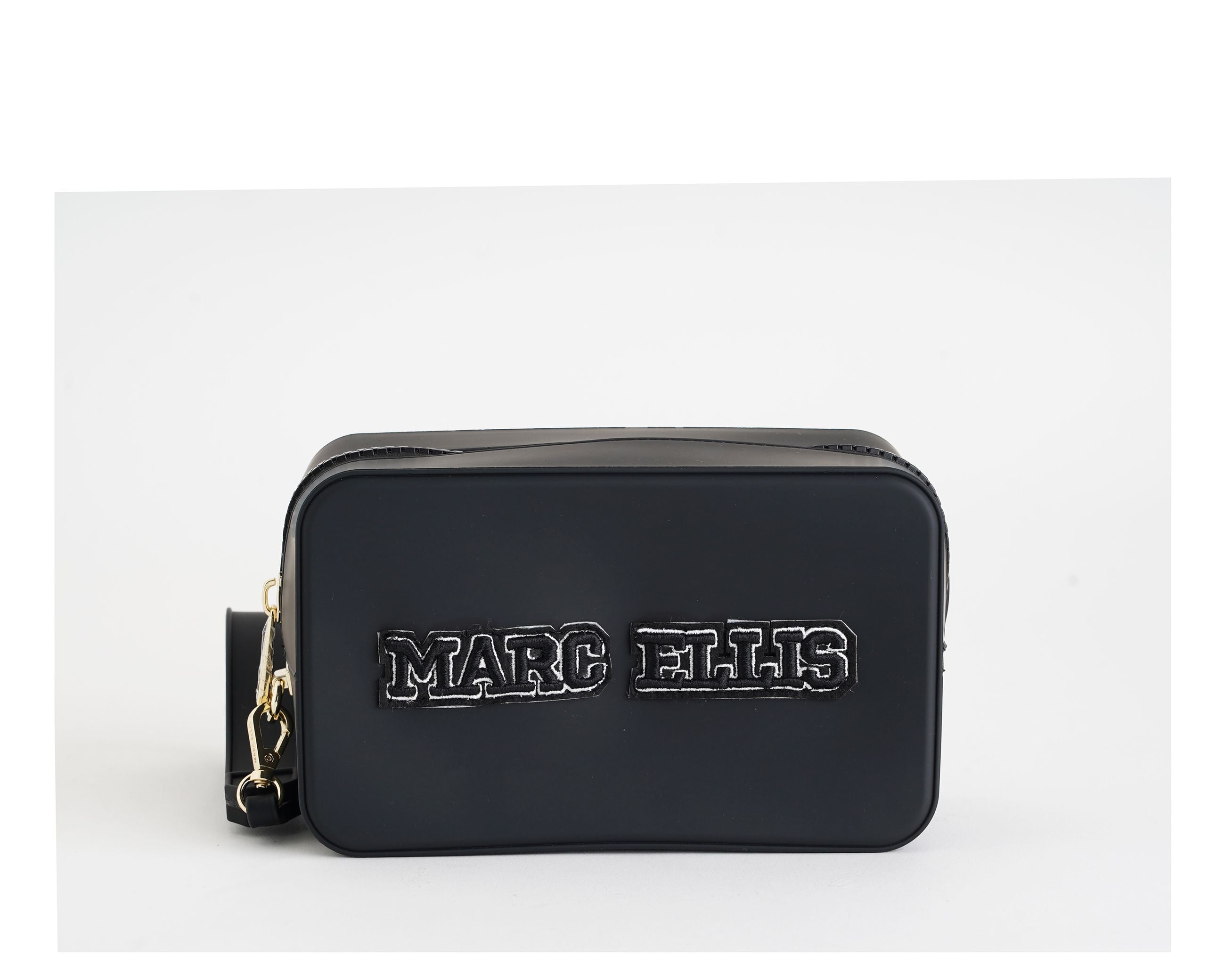 Clutch Marc Ellis Flat Sponge CS Nude Glitter/Light Gold Donna