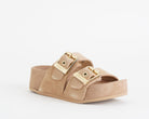 `Sandalo con plateau Colors of California HC.DUNE02 Camel (CAM) Donna`