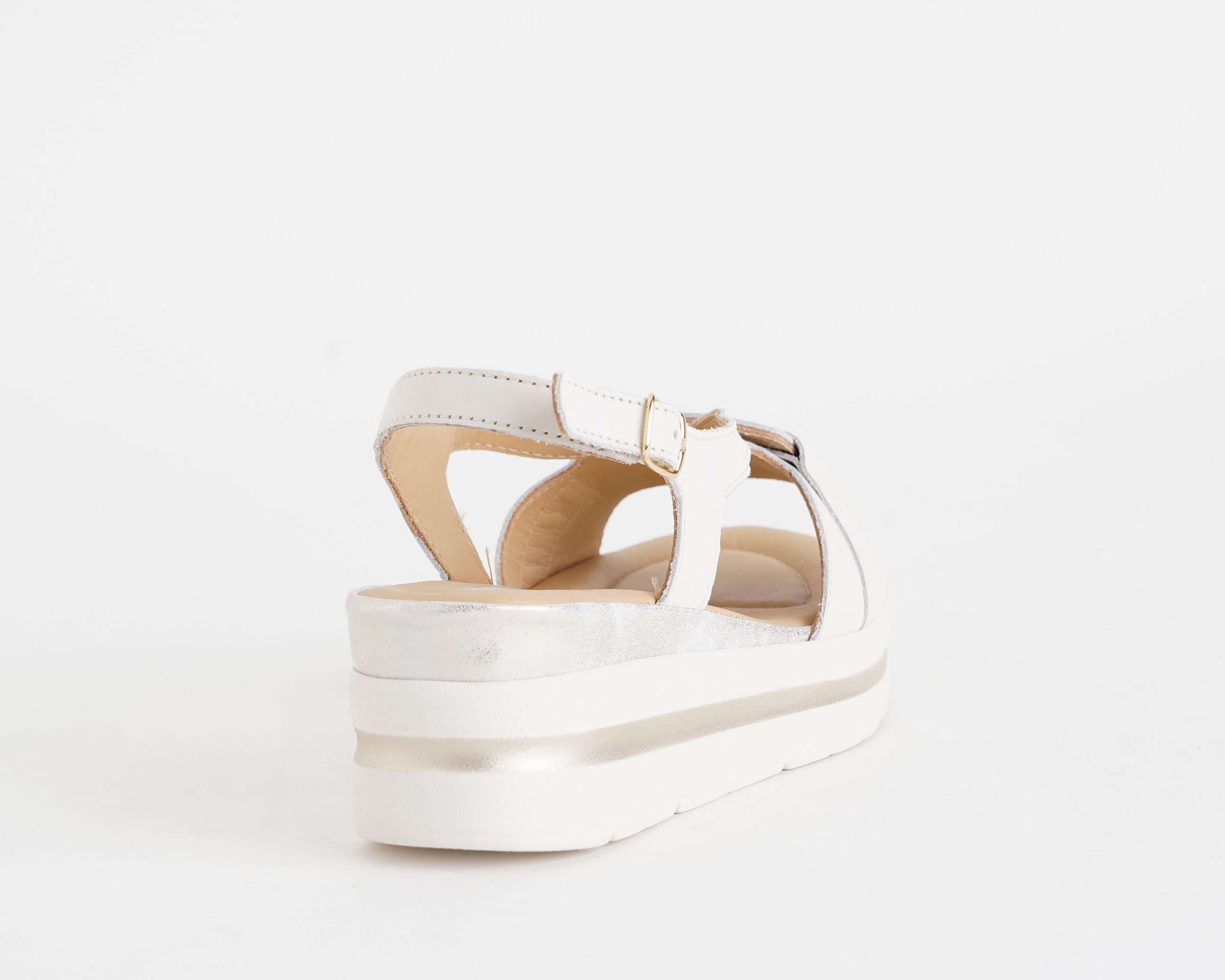 Sandalo con zeppa MELLUSO 019238Q Bianco