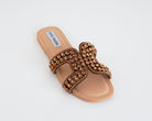 Steve Madden Zaira SMSZAIRA-567 – Sandalo basso donna Bronze con strass