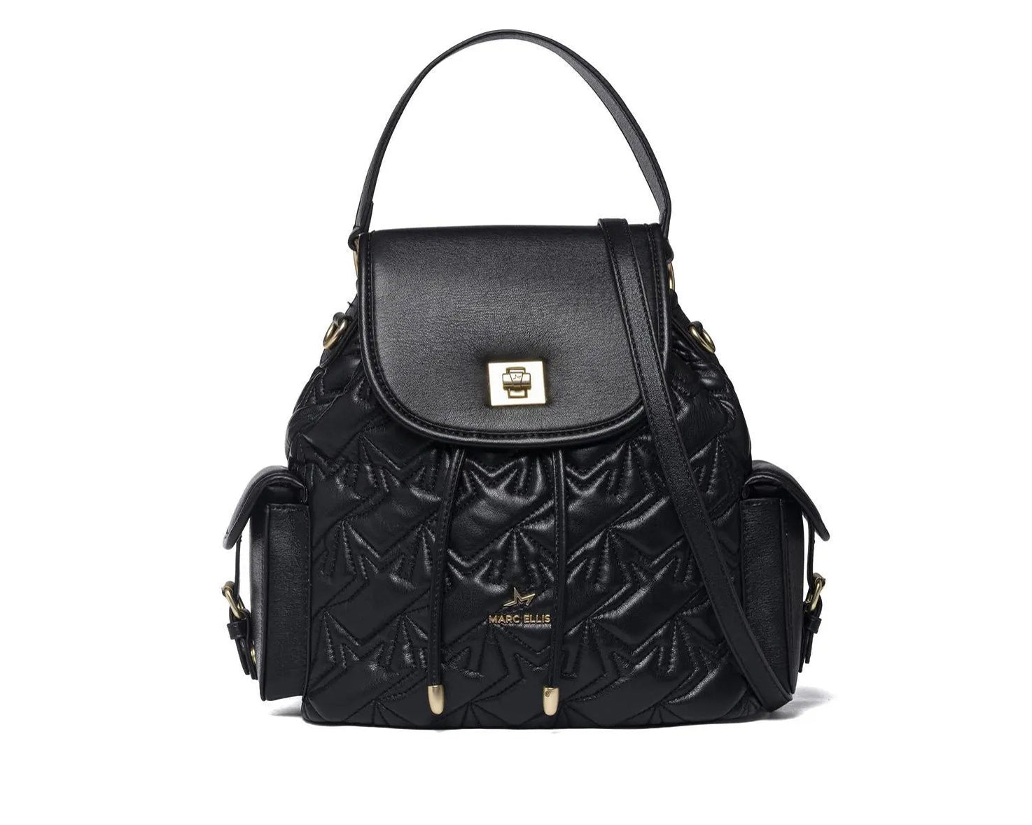 Zaino Marc Ellis YANETTE QUILT Nero Donna
