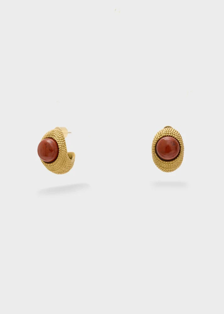 Orecchini Nalì Vintage EMOR1964 Rosso/Oro Donna